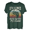 Herren Bester Opa Angeln Angler Anglerfan Fischer Angelopa T-Shirt