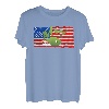 Mythik Lures Angelshirt mit amerikanischer Flagge für Herren T-Shirt
