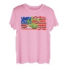 Mythik Lures Angelshirt mit amerikanischer Flagge für Herren T-Shirt