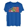 Mythik Lures Angelshirt mit amerikanischer Flagge für Herren T-Shirt