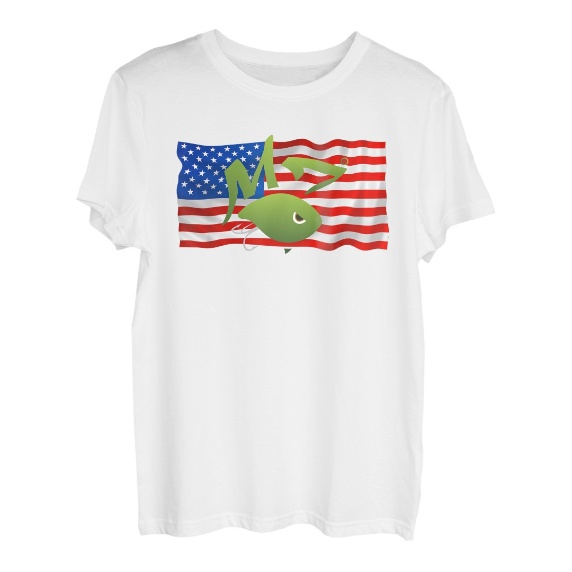 Mythik Lures Angelshirt mit amerikanischer Flagge für Herren T-Shirt -  Hapfox