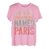 Lustiges Trikot mit personalisiertem Namen, Könige sind Paris benannt T-Shirt