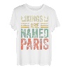 Lustiges Trikot mit personalisiertem Namen, Könige sind Paris benannt T-Shirt