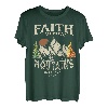 Faith Can Move Mountains Matthäus 17:20 Bibelvers Christian T-Shirt
