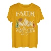 Faith Can Move Mountains Matthäus 17:20 Bibelvers Christian T-Shirt