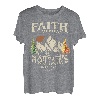 Faith Can Move Mountains Matthäus 17:20 Bibelvers Christian T-Shirt