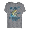 Tante des Geburtstags Jungen Angeln Geburtstag Barsch Fisch B-Day T-Shirt