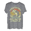 Funny I Like Bass Fishing Maybe 3 Personen Kind Junge Kleinkind Herren T-Shirt