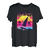 Malediven Retro 80er Jahre Stil Souvenir Strand T-Shirt