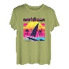 Malediven Retro 80er Jahre Stil Souvenir Strand T-Shirt