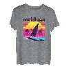 Malediven Retro 80er Jahre Stil Souvenir Strand T-Shirt