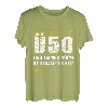 Herren Lustiges Angler Design Ü50 Jahre fischen angeln T-Shirt