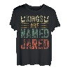 Lustiger personalisierter Name Shirt Kings Are Named Jared T-Shirt