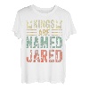 Lustiger personalisierter Name Shirt Kings Are Named Jared T-Shirt