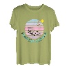 Ponton Captain Sunset Lustig Ponton Bootfahren Leben T-Shirt