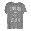 Herren Lustiges personalisiertes Bootsshirt mit Vorname Captain Alan T-Shirt