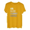 Eat Sleep Fishing Repeat Lustiges Angeln T-Shirt