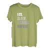 Eat Sleep Fishing Repeat Lustiges Angeln T-Shirt
