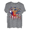 T-Shirt mit amerikanischer Texas-Flagge, Stier mit Hörnern, Texas-Hemd, Geschenk T-Shirt