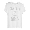 Herren Lustiges personalisiertes Bootsshirt Vorname Captain Milo T-Shirt