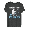 Lustig, dass ich von Eislöchern umgeben bin Eisfischen T-Shirt