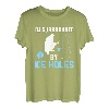 Lustig, dass ich von Eislöchern umgeben bin Eisfischen T-Shirt