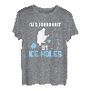 Lustig, dass ich von Eislöchern umgeben bin Eisfischen T-Shirt