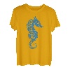 Geschenk für Mädchen Damen Herren Aquaristen Seepferdchen T-Shirt
