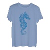 Geschenk für Mädchen Damen Herren Aquaristen Seepferdchen T-Shirt