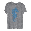 Geschenk für Mädchen Damen Herren Aquaristen Seepferdchen T-Shirt