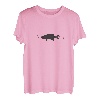 Largemouth T-Shirt für Barsch, Angeln, Herzschlag T-Shirt