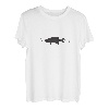 Largemouth T-Shirt für Barsch, Angeln, Herzschlag T-Shirt