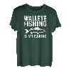 Zanderfischen ist mein Ausdauertraining | Walleye Fisherman T-Shirt