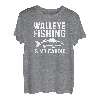 Zanderfischen ist mein Ausdauertraining | Walleye Fisherman T-Shirt