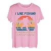 Hapfox Ich mag Angeln und vielleicht 3 Bigfoots T-Shirt
