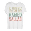 Kings Are Named Dallas T-Shirt mit lustigem Namen T-Shirt