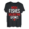 Valentinstag und Angeln zwei tolle Dinge Kinder und Erwachsene T-Shirt
