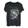Angeln Camouflage US Amerikanische Flagge Barsch Fisch Angler Camo T-Shirt