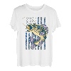 Angeln Camouflage US Amerikanische Flagge Barsch Fisch Angler Camo T-Shirt