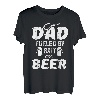 Fishing Fisherman Dad Köder und Bier T-Shirt