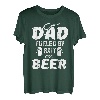 Fishing Fisherman Dad Köder und Bier T-Shirt