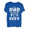 Fishing Fisherman Dad Köder und Bier T-Shirt