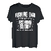 Funny Dad And Baby Matching Vatertag Angeln T-Shirt