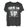 Funny Dad And Baby Matching Vatertag Angeln T-Shirt