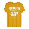 Funny Dad And Baby Matching Vatertag Angeln T-Shirt