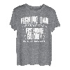 Funny Dad And Baby Matching Vatertag Angeln T-Shirt