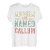Kings Are Named Callum Shirt Lustiger personalisierter Name T-Shirt