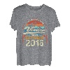 Kinder 7 Jahre alte Fliegenfischer-Liebhaber, geboren Oktober 2016, 7. Geburtstag T-Shirt