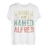Kings Are Named Alfred Shirt Lustiger personalisierter Name T-Shirt