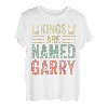 Lustiger personalisierter Name Shirt Kings Are Named Garry T-Shirt